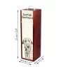 Deerhound, Scottish Deerhound - wine box with a dog, alcohol box with graphics, personalized gift box from the Art-Dog brand