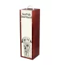 Deerhound, Scottish Deerhound - wine box with a dog, alcohol box with graphics, personalized gift box from the Art-Dog brand
