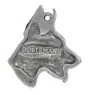 Dobermann, Dobermann Pinscher I - Porte-clés argenté avec chien, décoration de sac à main, pendentif de sac à dos par la marque Art-Dog