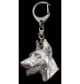 Dobermann, Doberman Pinscher, Dobie I - Silver-plated key ring with dog, handbag decoration, backpack pendant by Art-Dog brand