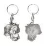 Dogue argentin, Dogo argentino - Pendentif chien argenté, décoration de sac à main, pendentif sac à dos par la marque Art-Dog