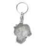 Dogo Argentino - Silver-plated dog pendant, handbag decoration, backpack pendant by Art-Dog brand