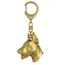 Dobermann - Vergoldeter Schlüsselanhänger mit Hund, Handtaschenschmuck, Luxus-Accessoire der Marke Art-Dog
