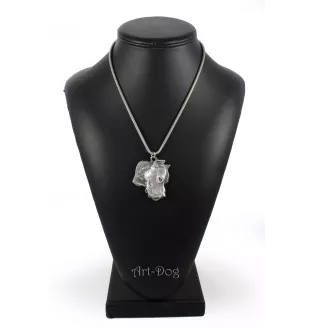 Dogue argentin, Dogo argentino - Collier pour chien, bijoux uniques pour les fans de chiens, pendentif vipère unique de la marque Art-Dog