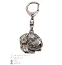 Dogue de Bordeaux I - Porte-clés argenté avec chien, décoration de sac à main, pendentif de sac à dos par la marque Art-Dog
