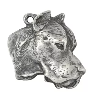 Dogue argentin, Dogo argentino - Collier pour chien, bijoux uniques pour les fans de chiens, pendentif vipère unique de la marque Art-Dog