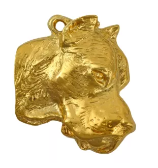 Dogo Argentino - Dog necklace in gift box, gold-plated pendant for dog fan, striking jewellery by Art-Dog