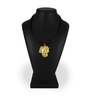 Dogo Argentino - Dog necklace, gold-plated pendant for dog fan, unique jewellery by Art-Dog brand