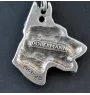Dobermann, Doberman Pinscher, Dobie I - Necklace with dog, silver-plated pendant for dog fan, unique jewelry by Art-Dog brand