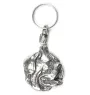 Dogue de Bordeaux I - Pendentif chien argenté, décoration de sac à main, pendentif sac à dos par la marque Art-Dog