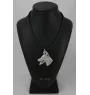 Dobermann, Doberman Pinscher, Dobie - Necklace with dog, silver-plated pendant for dog fan, unique jewelry by Art-Dog brand