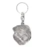 Dog z Bordeaux brelok do kluczy posrebrzany Art-Dog