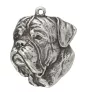 Bordeauxdogge, Dogue de Bordeaux II - Versilberte Hund Anhänger, Handtasche Dekoration, Rucksack-Anhänger von Art-Dog Marke