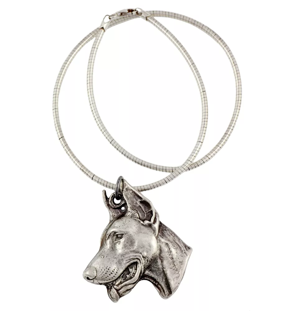 Dobermann, Doberman Pinscher, Dobie I - Dog necklace, unique jewellery for the dog fan, unique adder pendant by Art-Dog brand