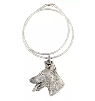 Dobermann, Doberman Pinscher, Dobie - Dog necklace, unique jewellery for the dog fan, unique adder pendant by Art-Dog brand