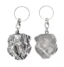 Dogue de Bordeaux, French Mastiff, Bordeauxdog II - Silver-plated pendant with a dog in a decorative box, handbag decoration, backpack pendant by Art-Dog brand