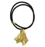 Dobermann, Dobermann Pinscher I - Collier de chien dans une boîte cadeau, pendentif plaqué or pour les fans de chiens, bijoux remarquables par Art-Dog