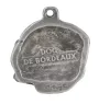Dogue de Bordeaux, French Mastiff, Bordeauxdog I - Silver-plated key ring with a dog in a gift box, handbag decoration, backpack pendant by Art-Dog brand