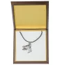 Dobermann, Doberman Pinscher, Dobie - Dog necklace in gift box, silver-plated locket for dog fan, striking pendant by Art-Dog brand