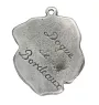 Dogue de Bordeaux II - collier avec un chien, pendentif en plaqué argent pour les fans de chiens, bijoux uniques de la marque Art-Dog