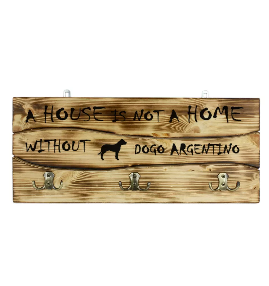 Dogo Argentino - clothes hanger with a dog, medal display, home decoration from the Art-Dog brand