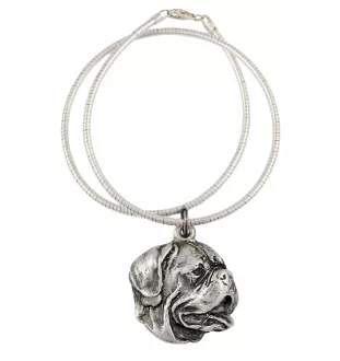 Dogue de Bordeaux I - Collier pour chien, bijoux uniques pour les fans de chiens, pendentif vipère unique de la marque Art-Dog