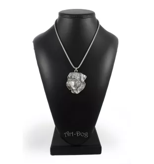 Dogue de Bordeaux, French Mastiff, Bordeauxdog II - Dog necklace, unique jewellery for the dog fan, unique adder pendant by Art-Dog brand