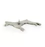 Dobermann  - Versilberte Hundebrosche, elegante Anstecknadel, Jackenreversschmuck der Marke Art-Dog