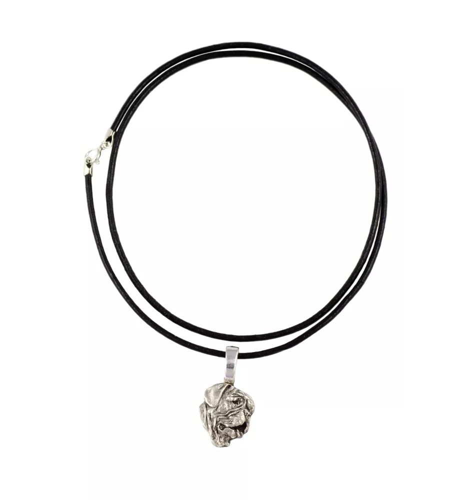 Dogue de Bordeaux, French Mastiff, Bordeauxdog - Dog necklace, silver-plated pendant for the dog lover, subtle jewellery by Art-Dog