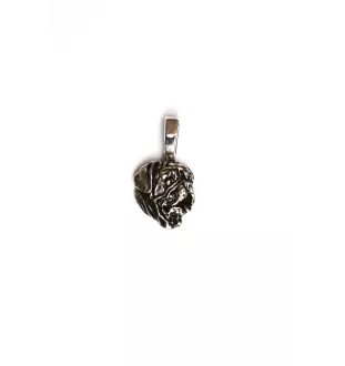Bordeauxdogge, Dogue de Bordeaux - Hundehalsband, versilberter Anhänger für den Hundeliebhaber, dezenter Schmuck von Art-Dog