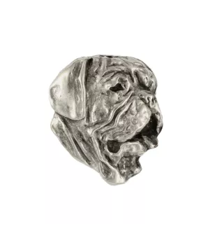 Dogue de Bordeaux - Collier pour chien, pendentif plaqué argent pour l'amoureux des chiens, bijoux subtils par Art-Dog