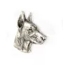 Doberman pin posrebrzony Art-Dog