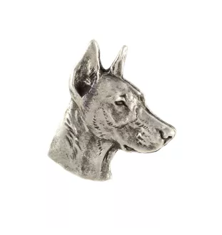 Dobermann, Dobermann Pinscher I - Broche de chien dans un coffret cadeau, épingle élégante, épingle de revers pour la veste de la marque Art-Dog