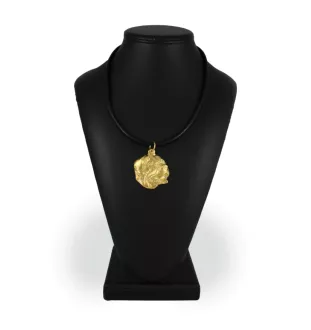 Dogue de Bordeaux I - Collier pour chien, pendentif plaqué or pour fan de chien, bijoux uniques de la marque Art-Dog