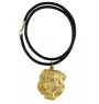 Bordeauxdogge, Dogue de Bordeaux II - Hundehalsband, vergoldeter Anhänger für Hundefans, einzigartiger Schmuck der Marke Art-Dog