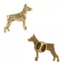 Doberman pin pozłocony w pudełku Art-Dog