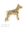 Doberman pin pozłocony w pudełku Art-Dog