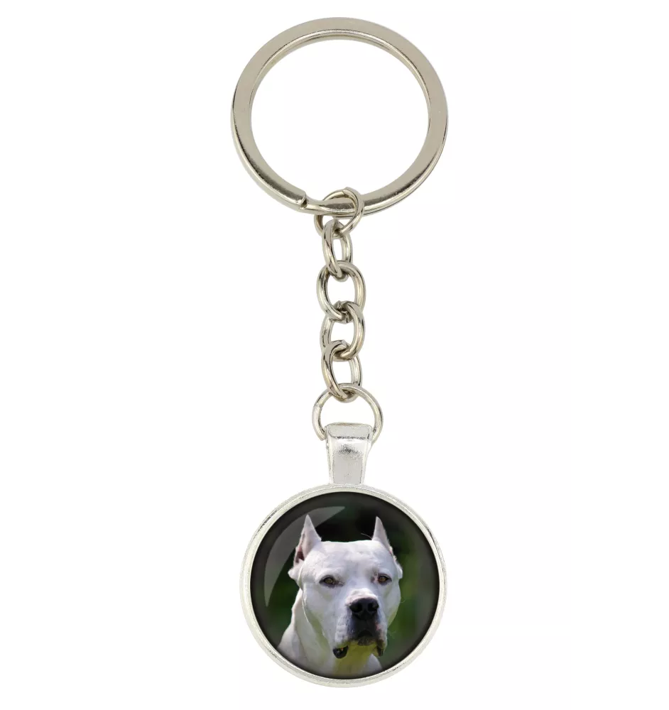 Dog argentyński brelok ze zdjęciem Art-Dog