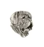 Dogue de Bordeaux  - Broche chien argentée, épingle élégante, décoration de revers de veste par la marque Art-Dog