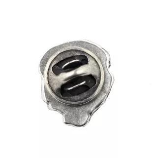 Dogue de Bordeaux  - Broche chien argentée, épingle élégante, décoration de revers de veste par la marque Art-Dog