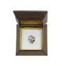 Dogue de Bordeaux, French Mastiff, Bordeauxdog - Dog brooch in a gift box, elegant pin, lapel pin for Art-Dog brand jacket