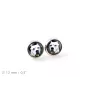 Dogo Argentino - earrings your photo handmade, own photo, jewelry from the Art.-Dog brand