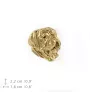 Dogue de Bordeaux, French Mastiff, Bordeauxdog - Dog brooch in decorative box, elegant gold-plated pin, Art-Dog brand jacket pin