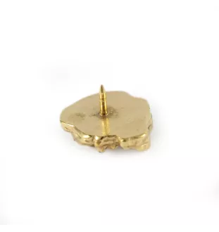 Dogue de Bordeaux, French Mastiff, Bordeauxdog - Dog brooch in decorative box, elegant gold-plated pin, Art-Dog brand jacket pin