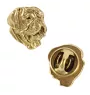 Dogue de Bordeaux, French Mastiff, Bordeauxdog - gold-plated pin brooch, elegant dog ornament, unique pin by Art-Dog brand