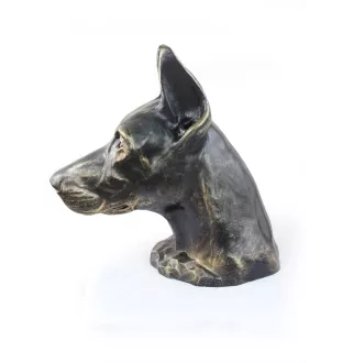Dobermann - Hundebüste, großer Hundekopf für den Garten, einzigartige Wohnzimmerdekoration der Marke Art-Dog