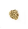 Dogue de Bordeaux, French Mastiff, Bordeauxdog - gold-plated pin brooch, elegant dog ornament, unique pin by Art-Dog brand