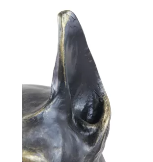 Dobermann, Dobermann Pinscher - buste de chien, grande tête de chien pour le jardin, décoration de salon unique par la marque Art-Dog