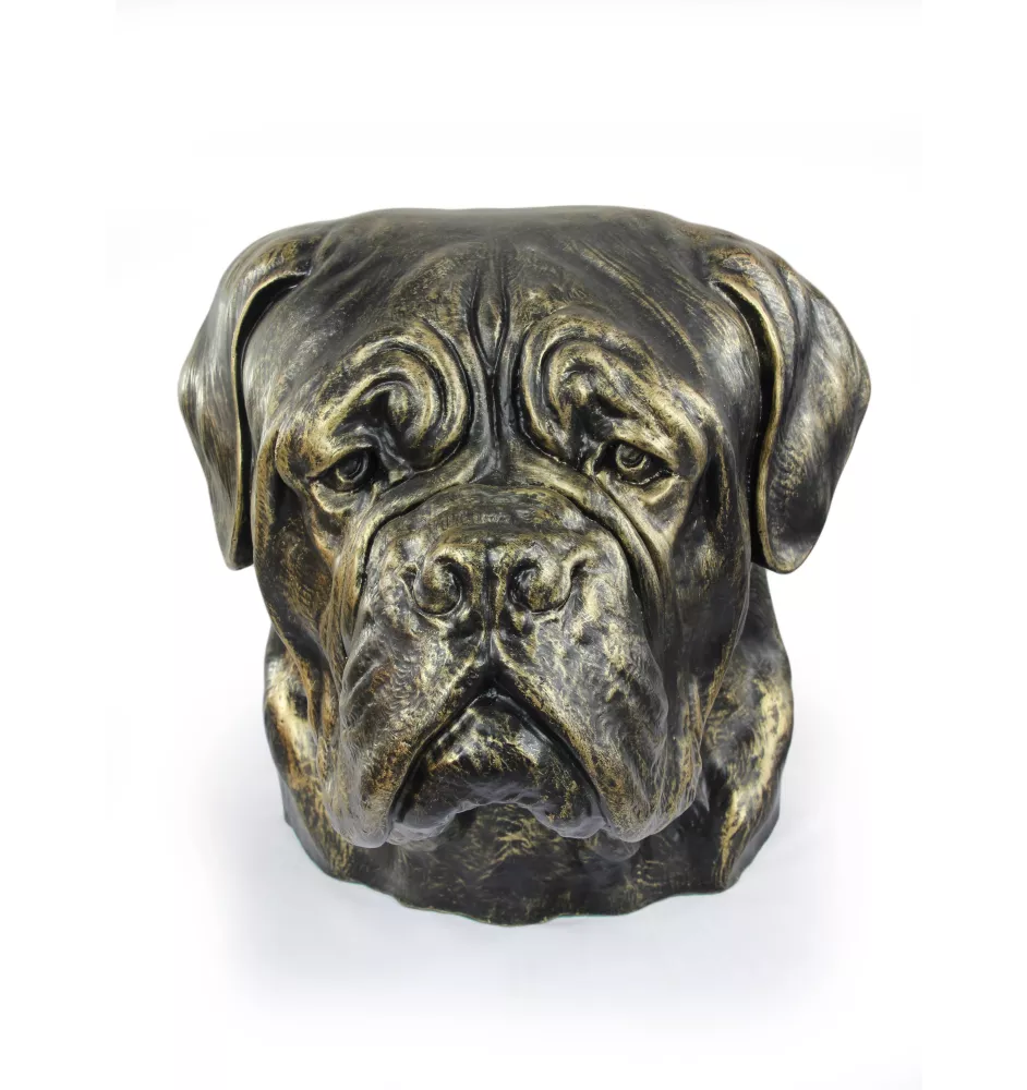 Dogue de Bordeaux, French Mastiff, Bordeauxdog - dog bust, large dog head for the garden, unique living room decoration by Art-Dog brand