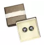 Dogo Argentino - cufflinks in a box, handmade jewelry, product of the Art-Dog brand